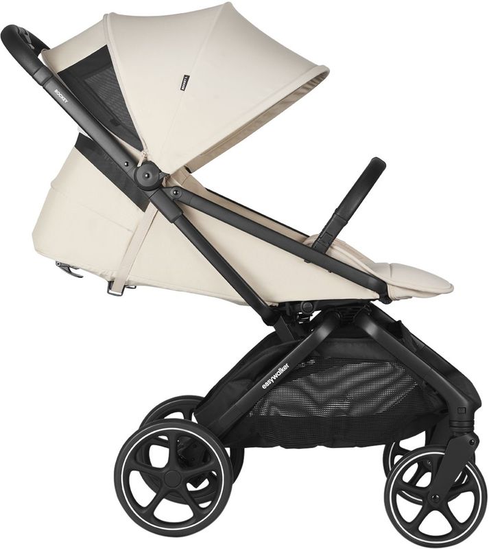 Easywalker - Rockey - Buggy - Grijs - Staal - Automatisch Vouwmechanisme