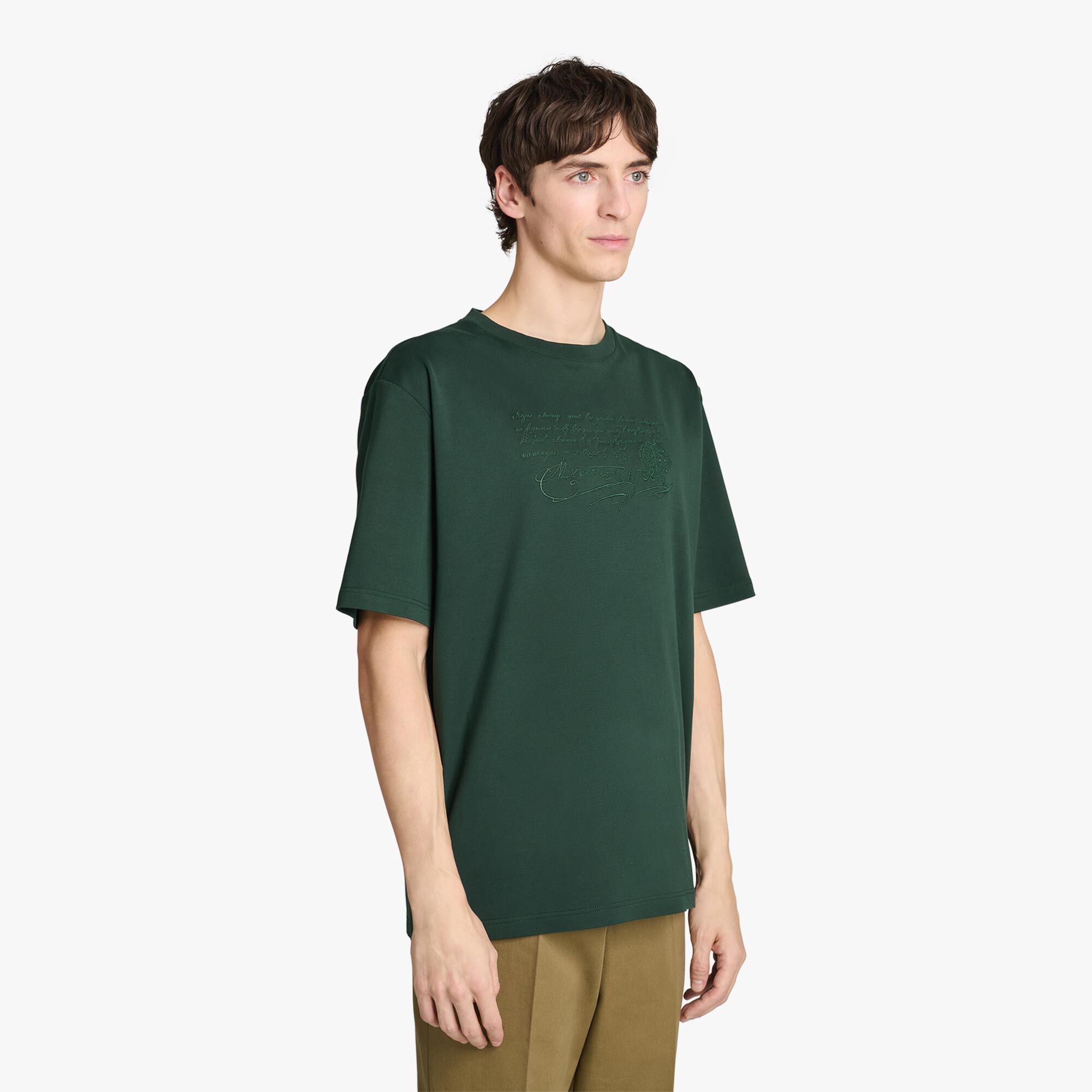 T-Shirt Avec Broderie Scritto