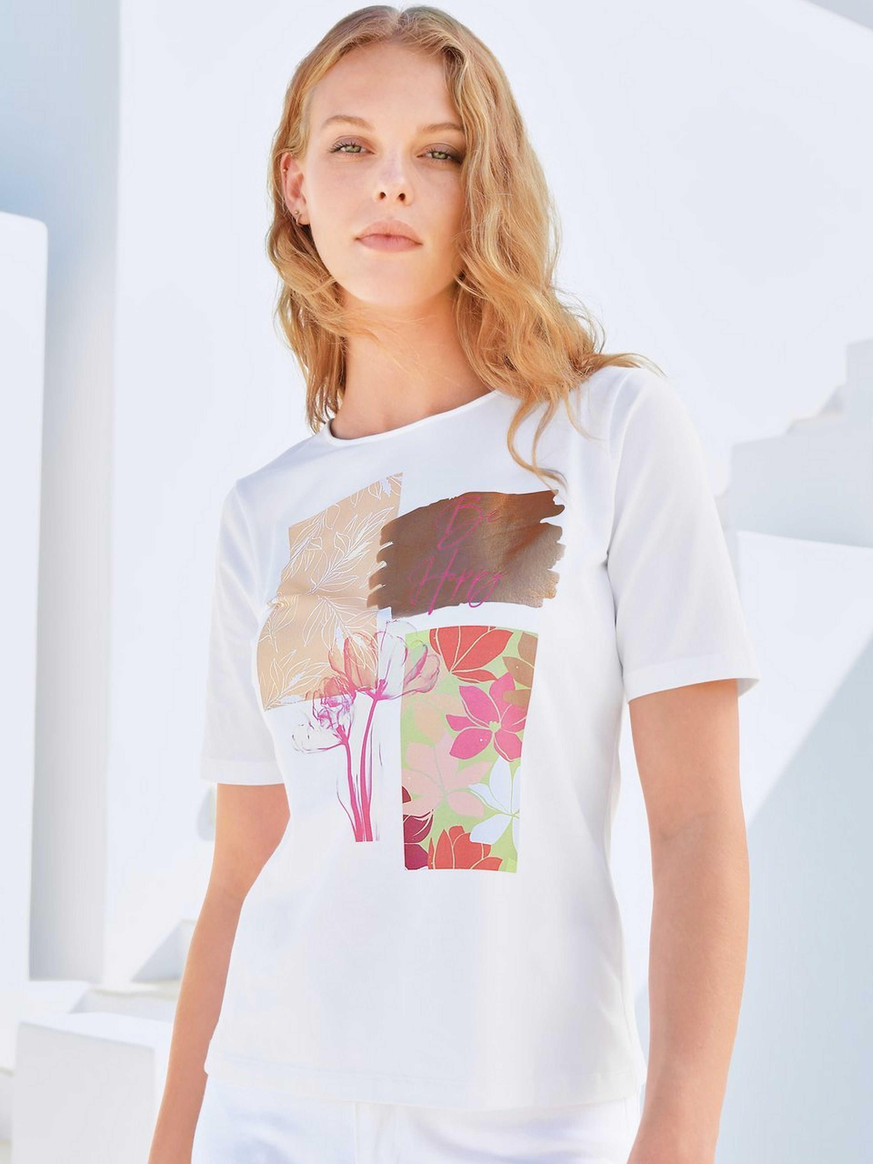 Rundhals-Shirt