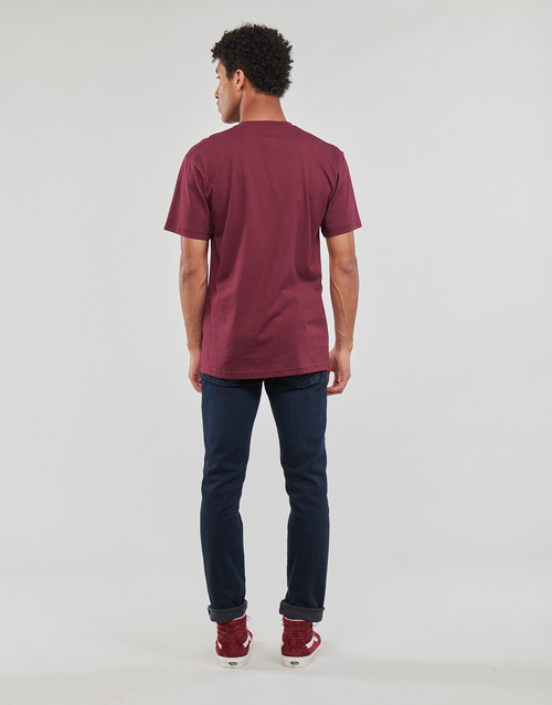 Vans - MN LEFT CHEST LOGO TEE - Bordeaux