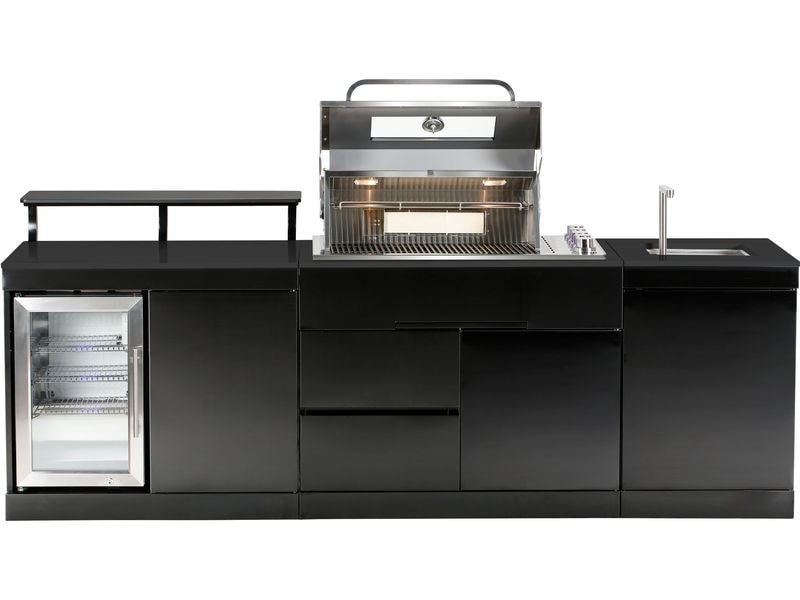 Buschbeck Outdoorküche Brighton inkl. Haube, 270 x 92 x 121 Outdoorküche – die ideale Ergänzung für Ihre Terrasse