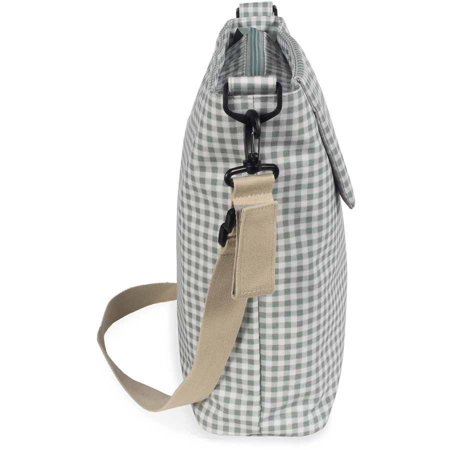 Walking Mum Wickeltasche I Love Vichy Grün