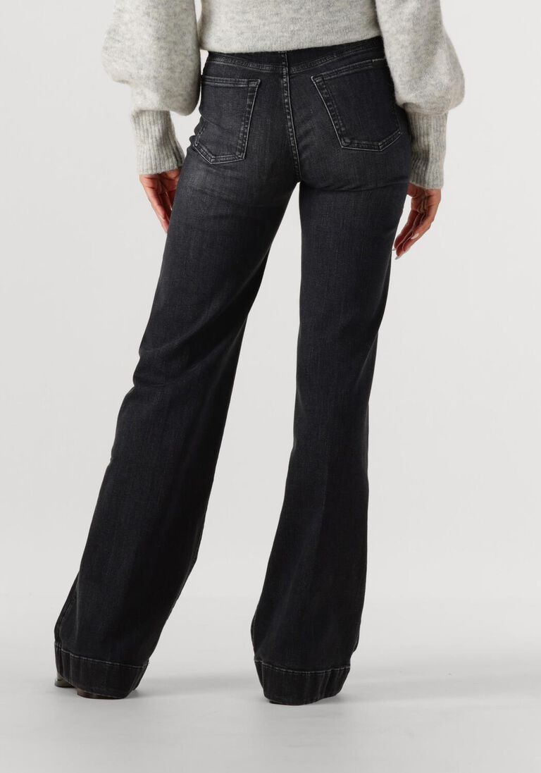 donkergrijze 7 for all mankind wide jeans modern dojo