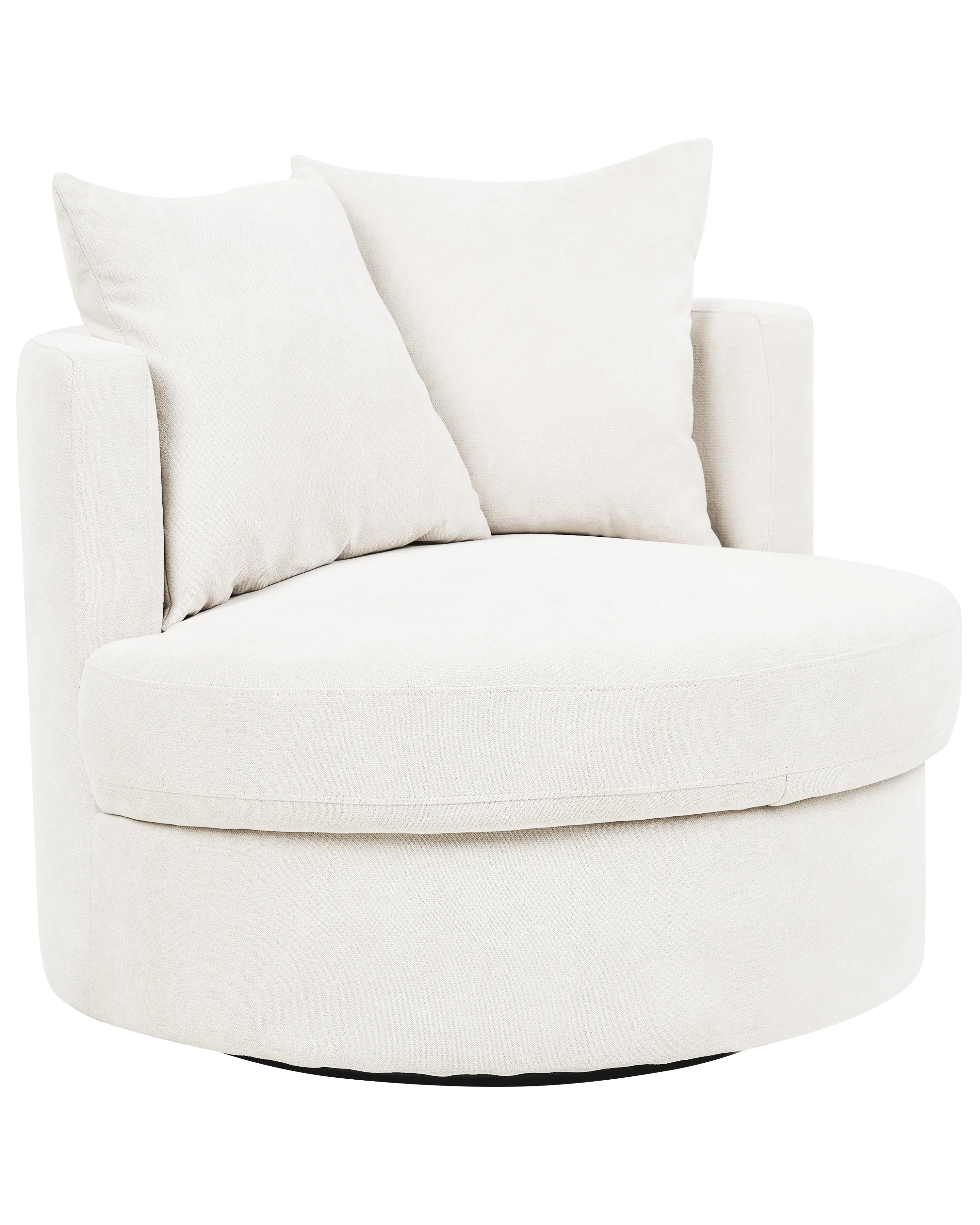 Draaifauteuil DALBY Stof Lichtbeige