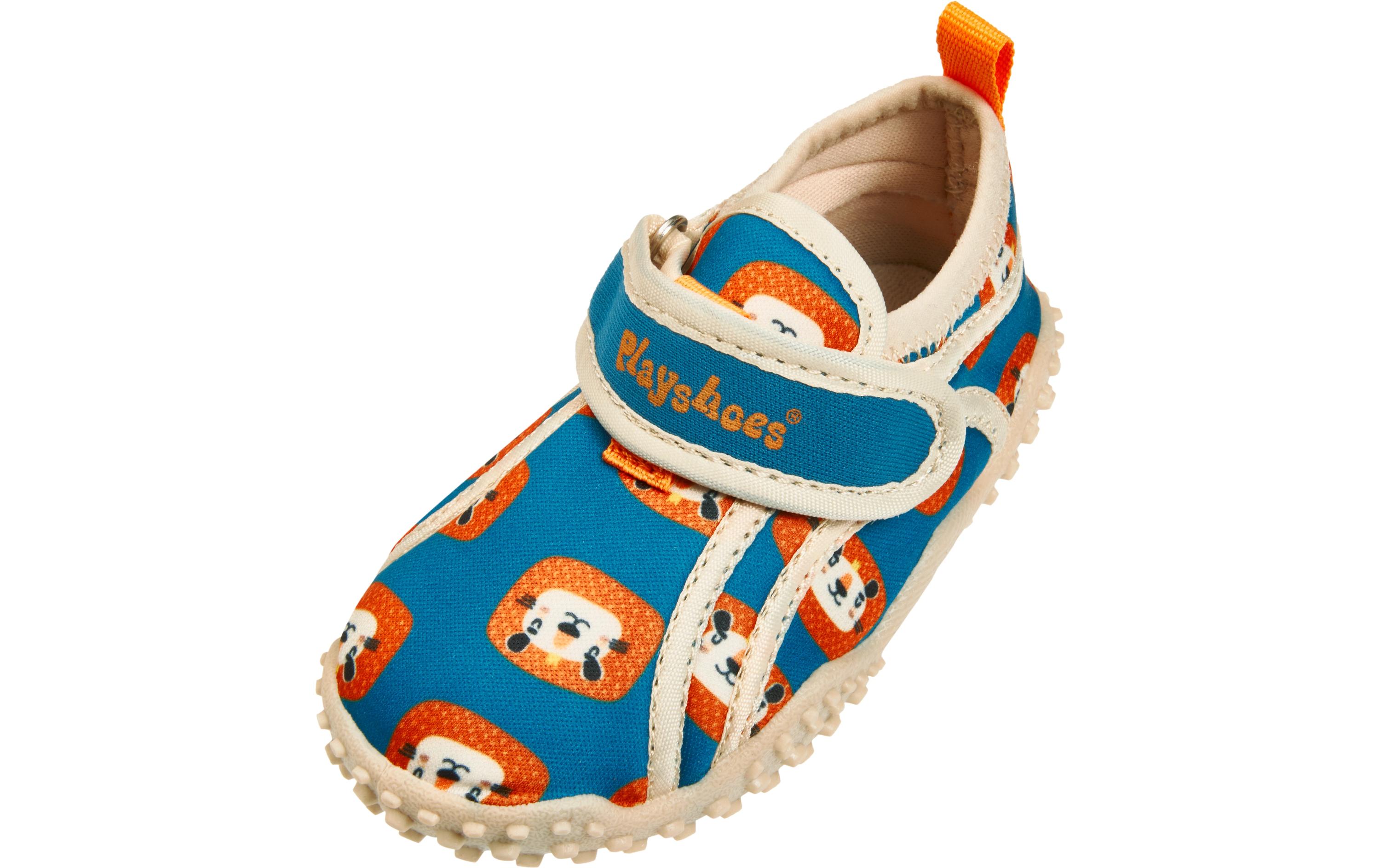 Badeschuhe Dschungel Petrol Gr. 20-21Aqua-Schuhe für Jungen