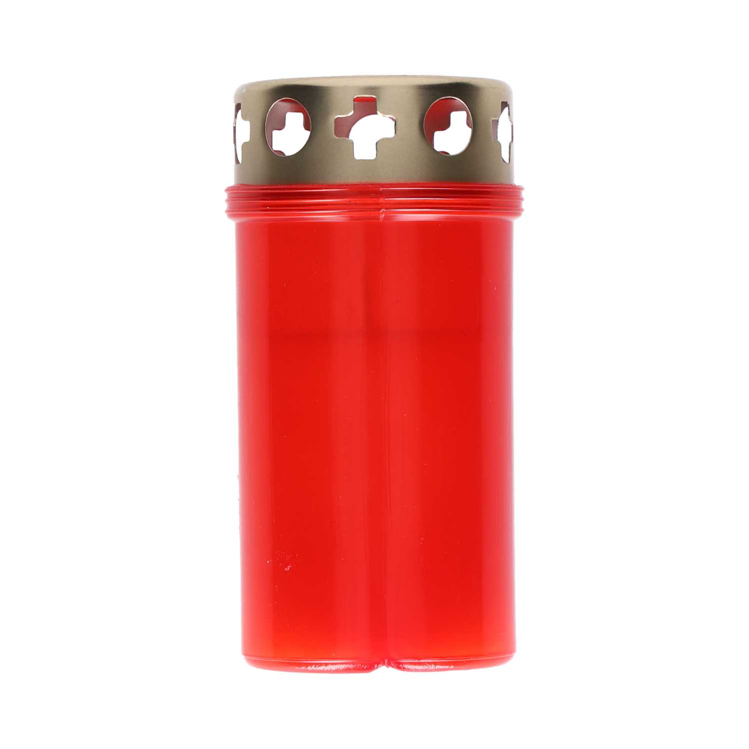 O'Canny Grablicht Dauerbrenner mit Deckel rot 12,5 cm