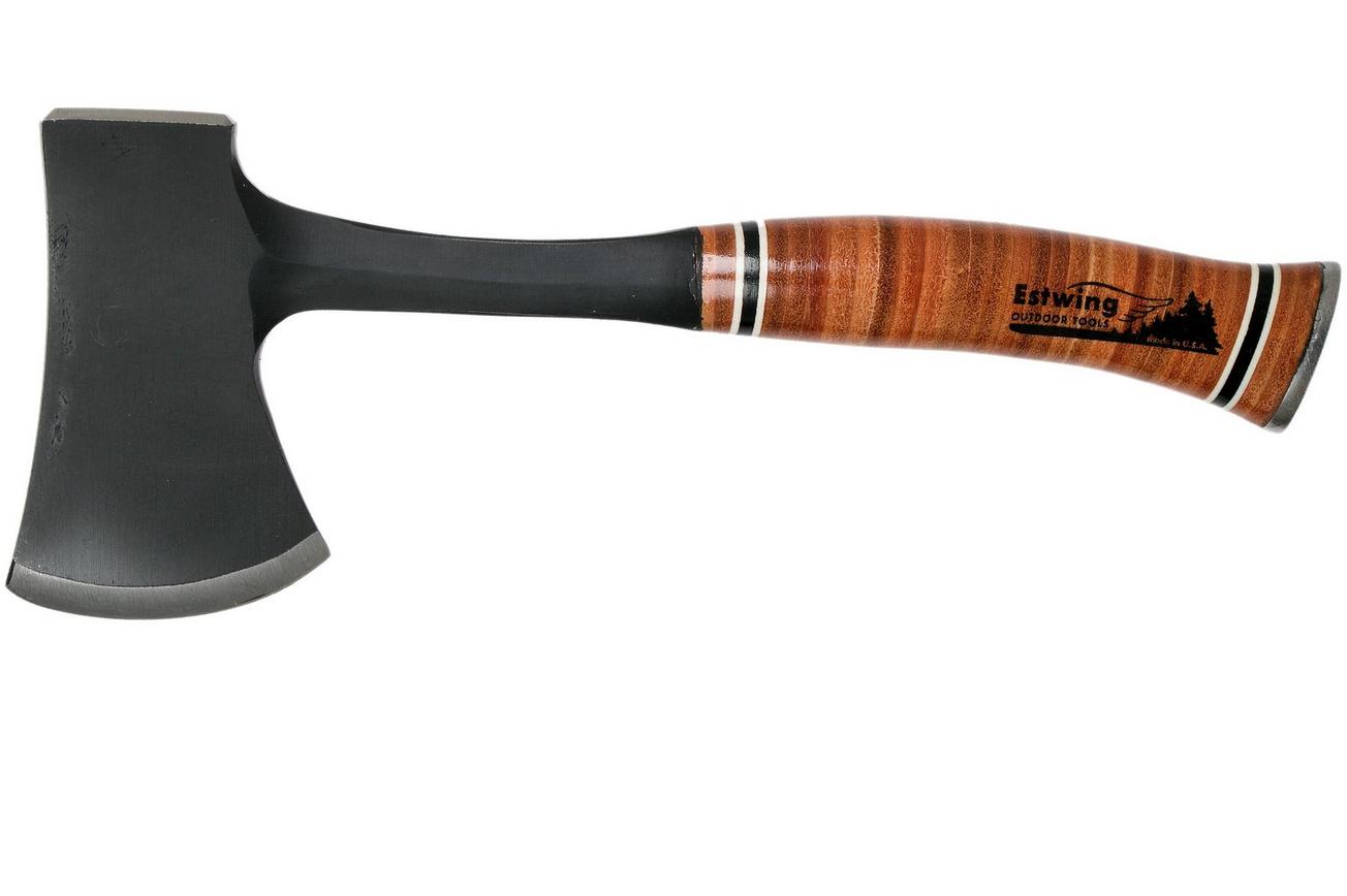 Estwing Sportsman's bijl zwart E24ASEA lederen greep, met nylon schede