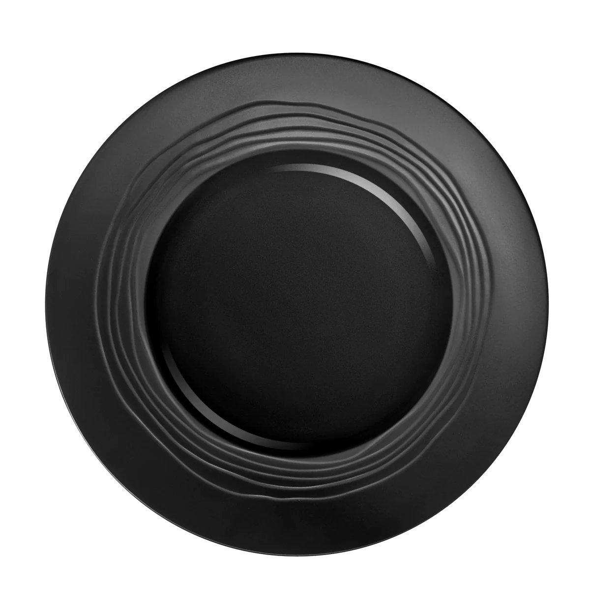 Escale Noir - Assiette plate 27.5 cm (lot de 6) Médard de Noblat