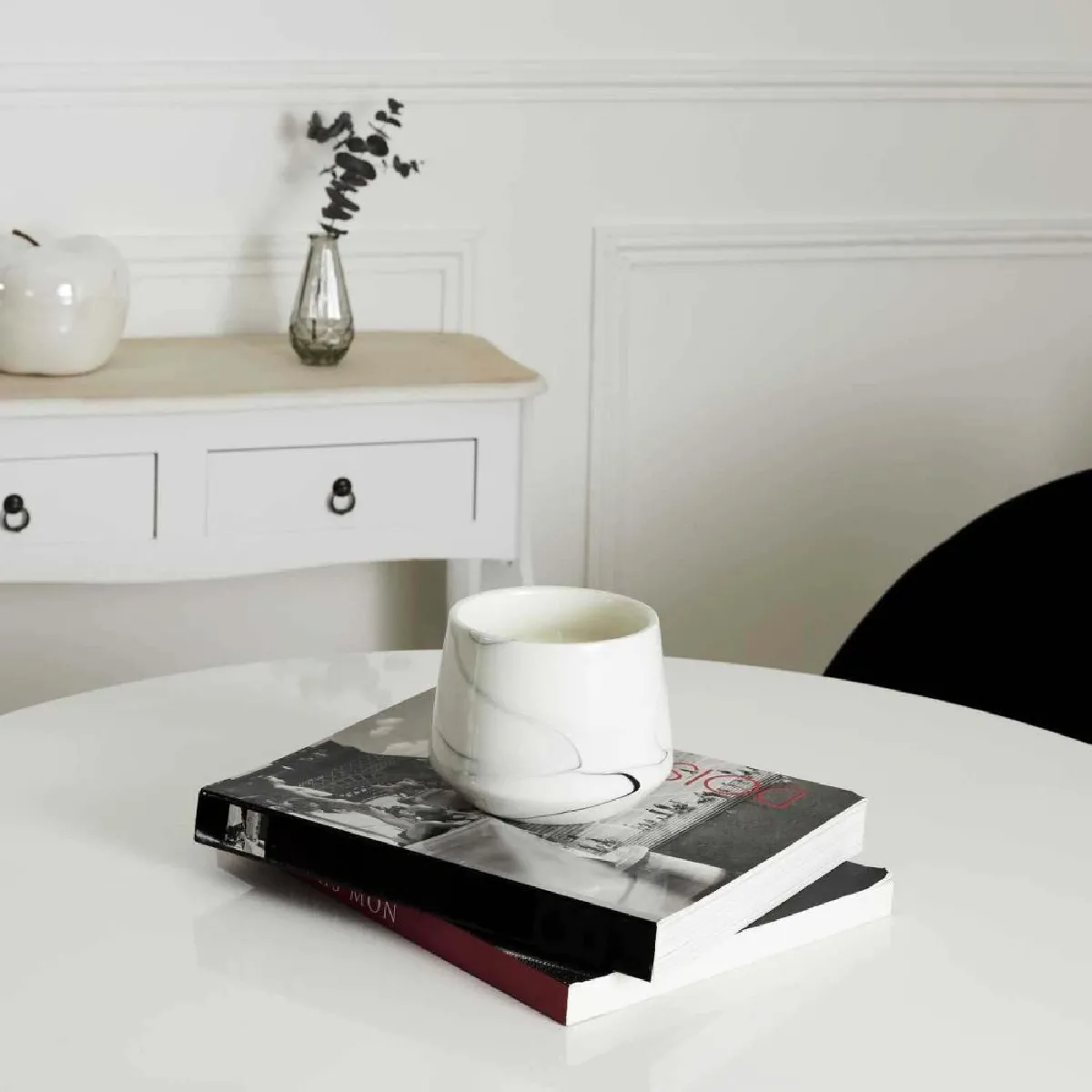 The Home Deco Factory Bougie Parfumée Marbré