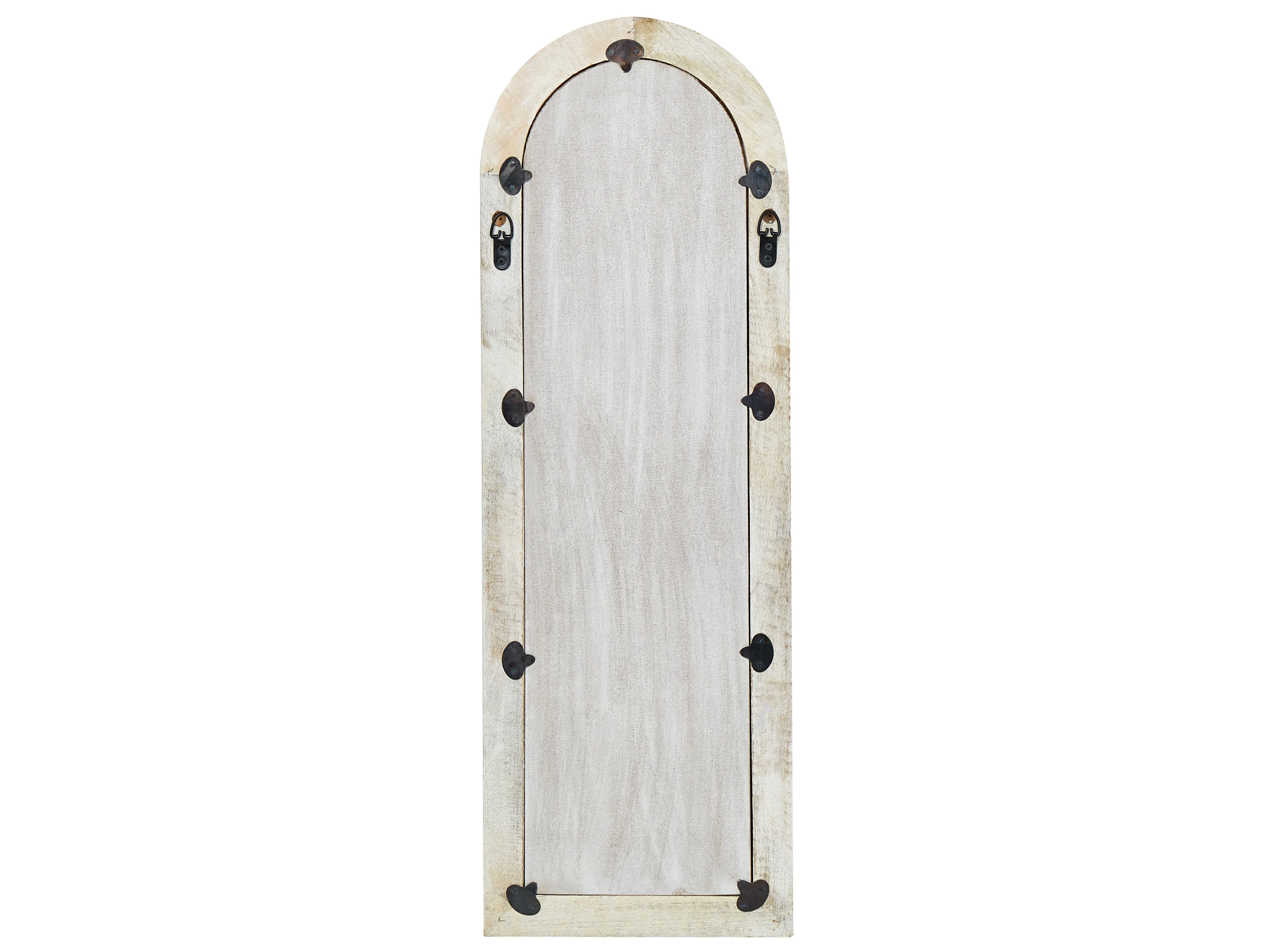 Wandspiegel SARRY 31 cm 91 cm Mangohout Wit