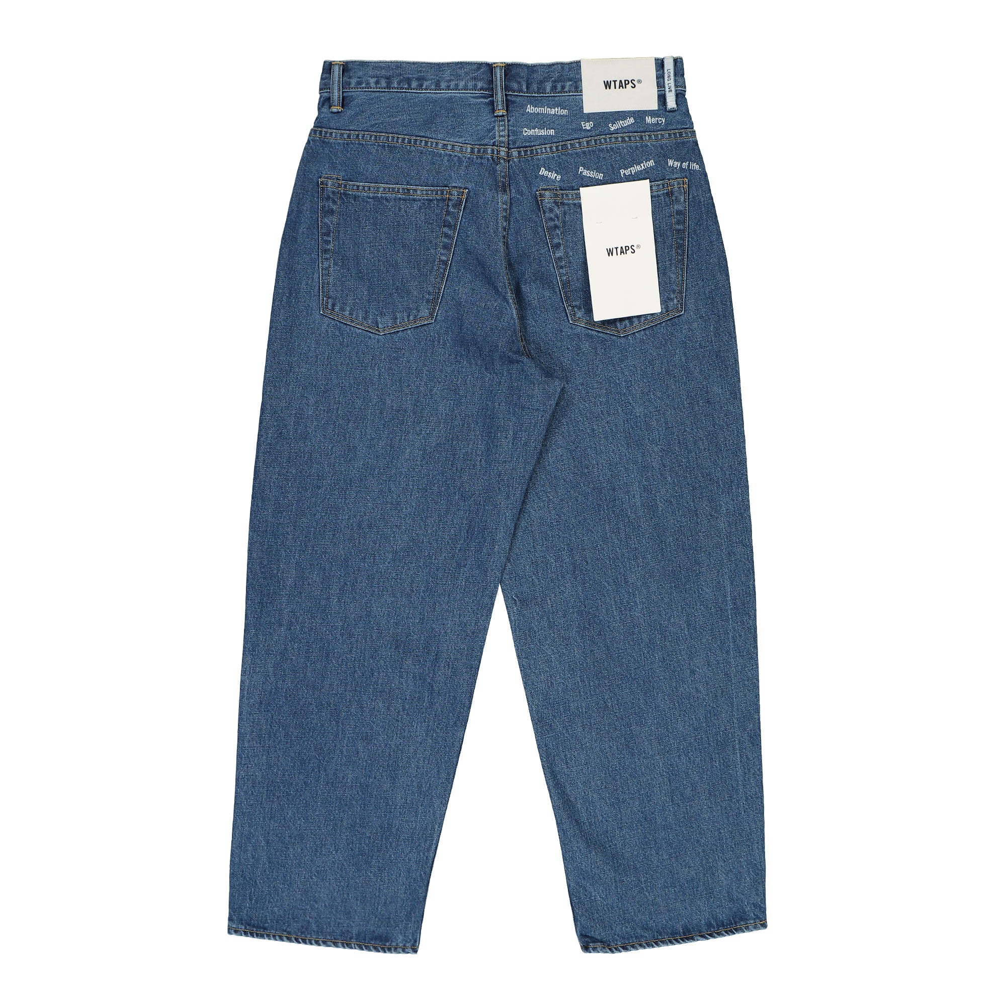 WTAPS<br>Blues Straight / Trousers / Cotton.Denim
