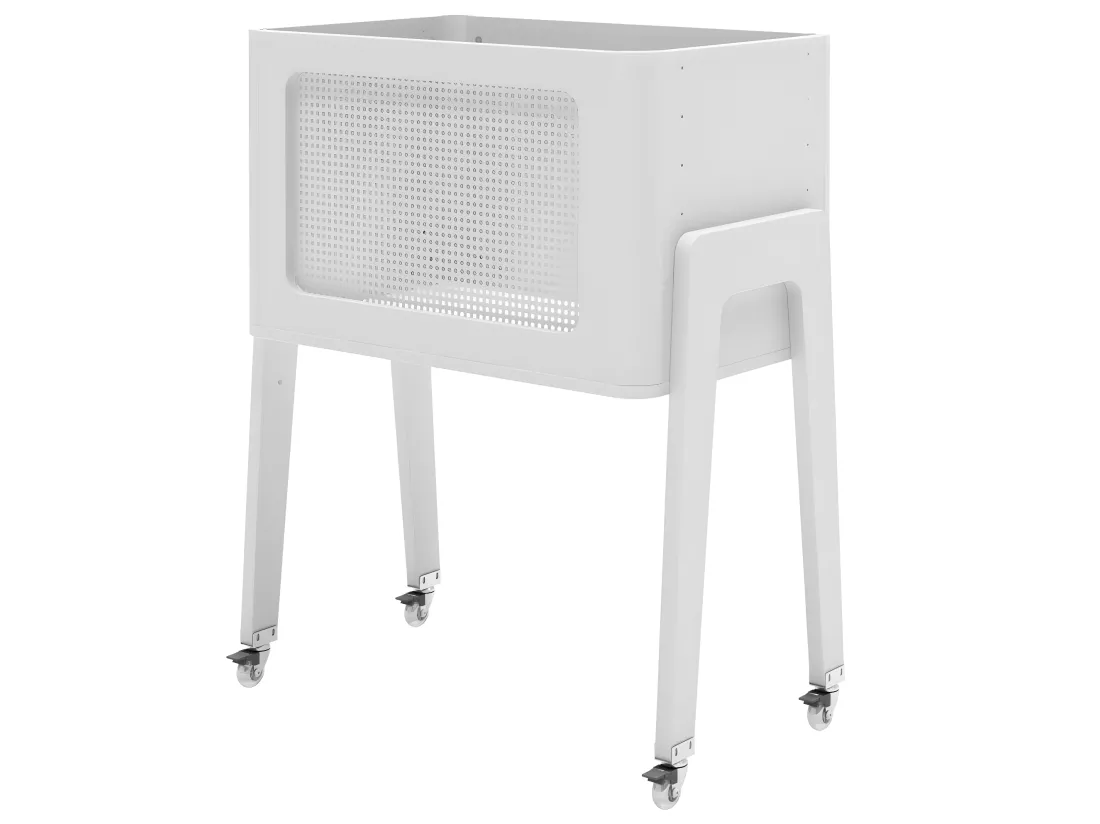 Berceau modulable 40x70 cm bois massif blanc ANDRÉA