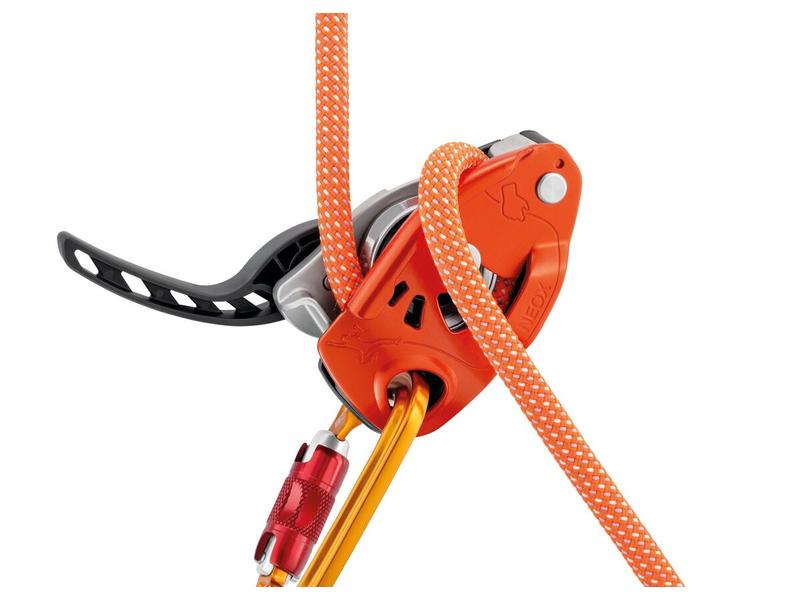 Petzl Neox Belay Device, Orange Sicherungs- und Abseilgerät