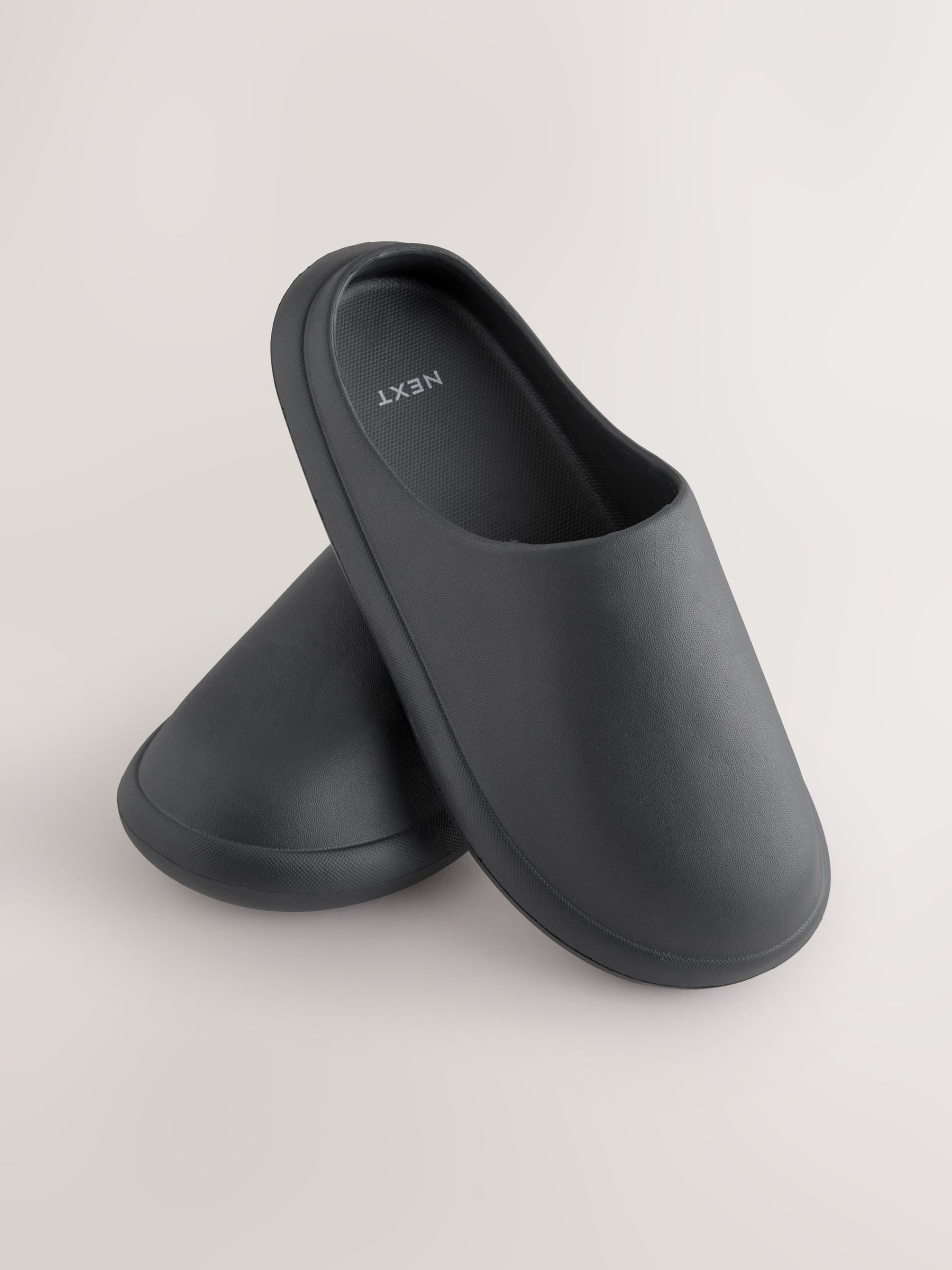 Zwart - Moulded Mules