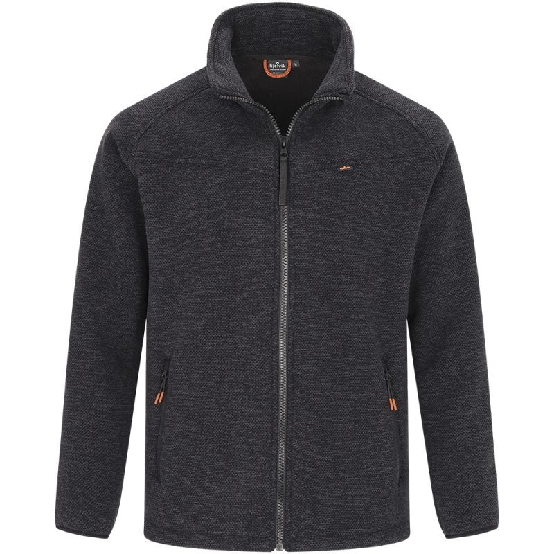 Kjelvik Darius - Fleecevest - Zwart - 2XL