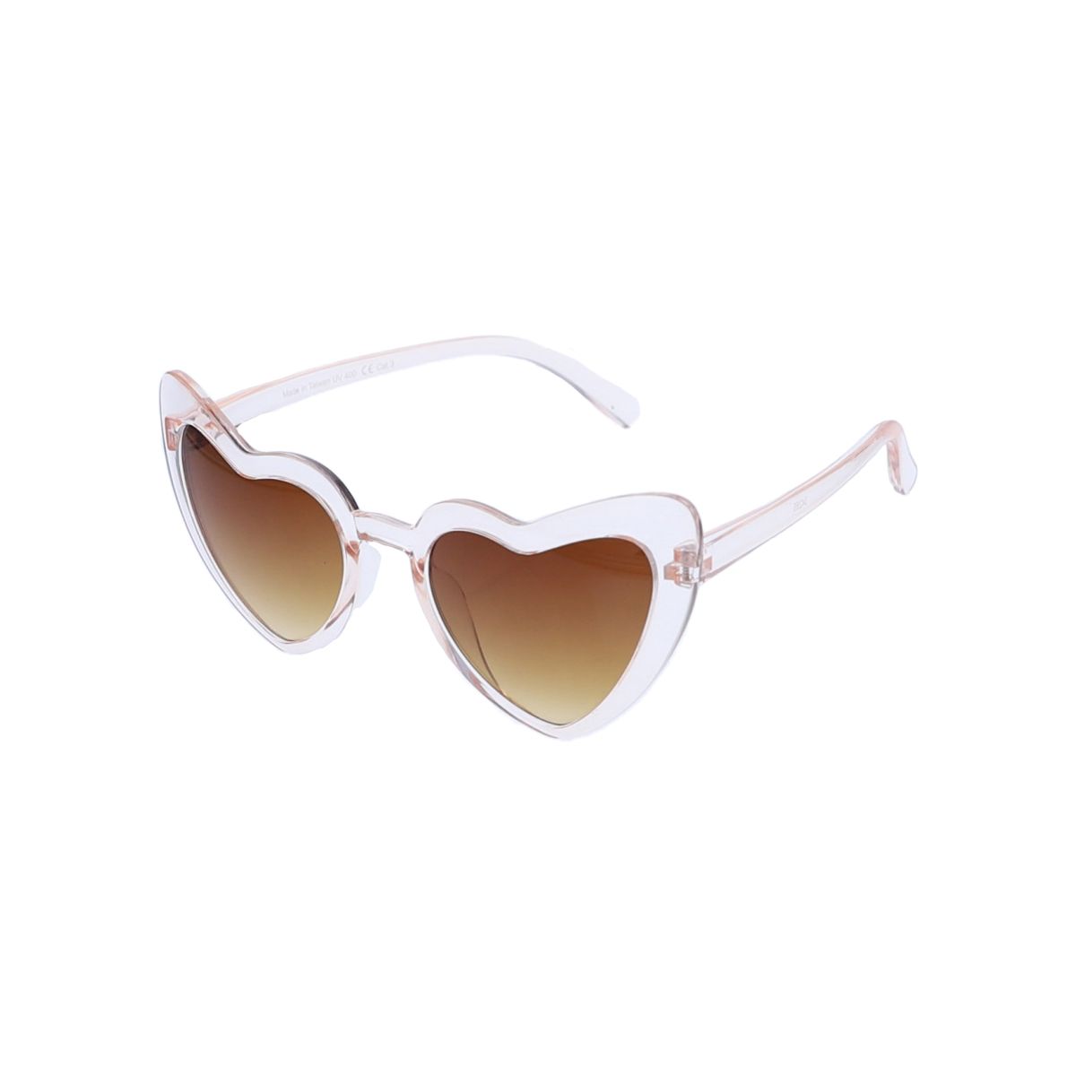 Lunettes de soleil coeur rose pâle adulte Roodoudou
