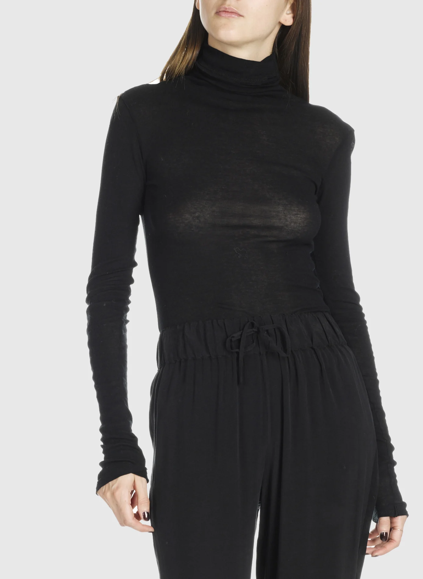 MASSACHUSETTS - Sous-pull en coton | Noir