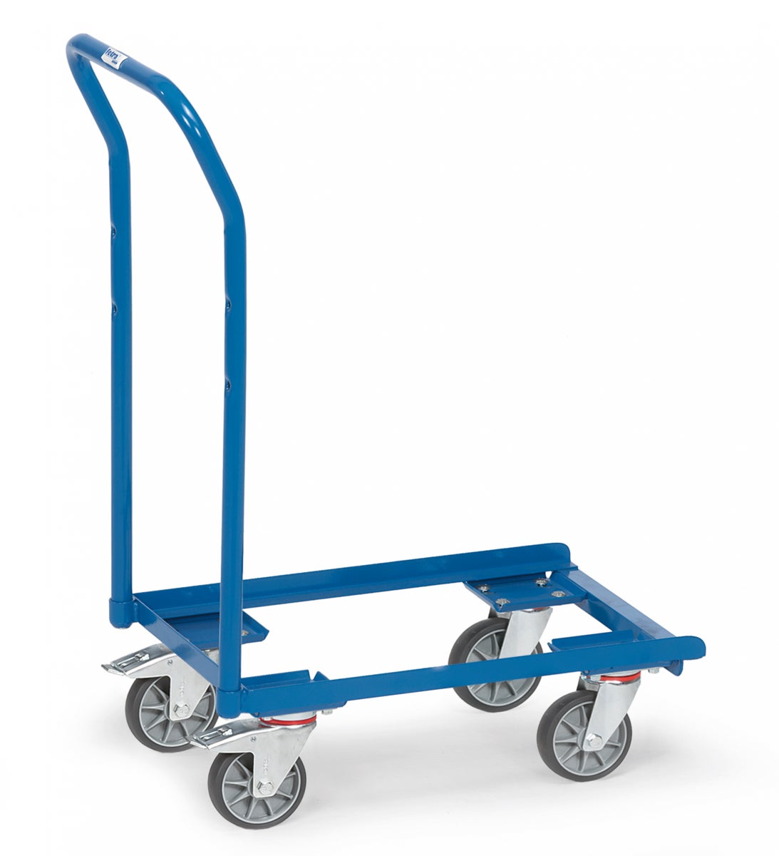 Fetra Eurobox scooter, open frame met buisvormige duwstang