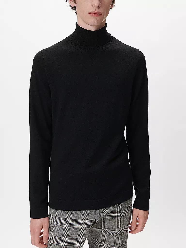 DRYKORN Rollkragenpullover JOEY schwarz