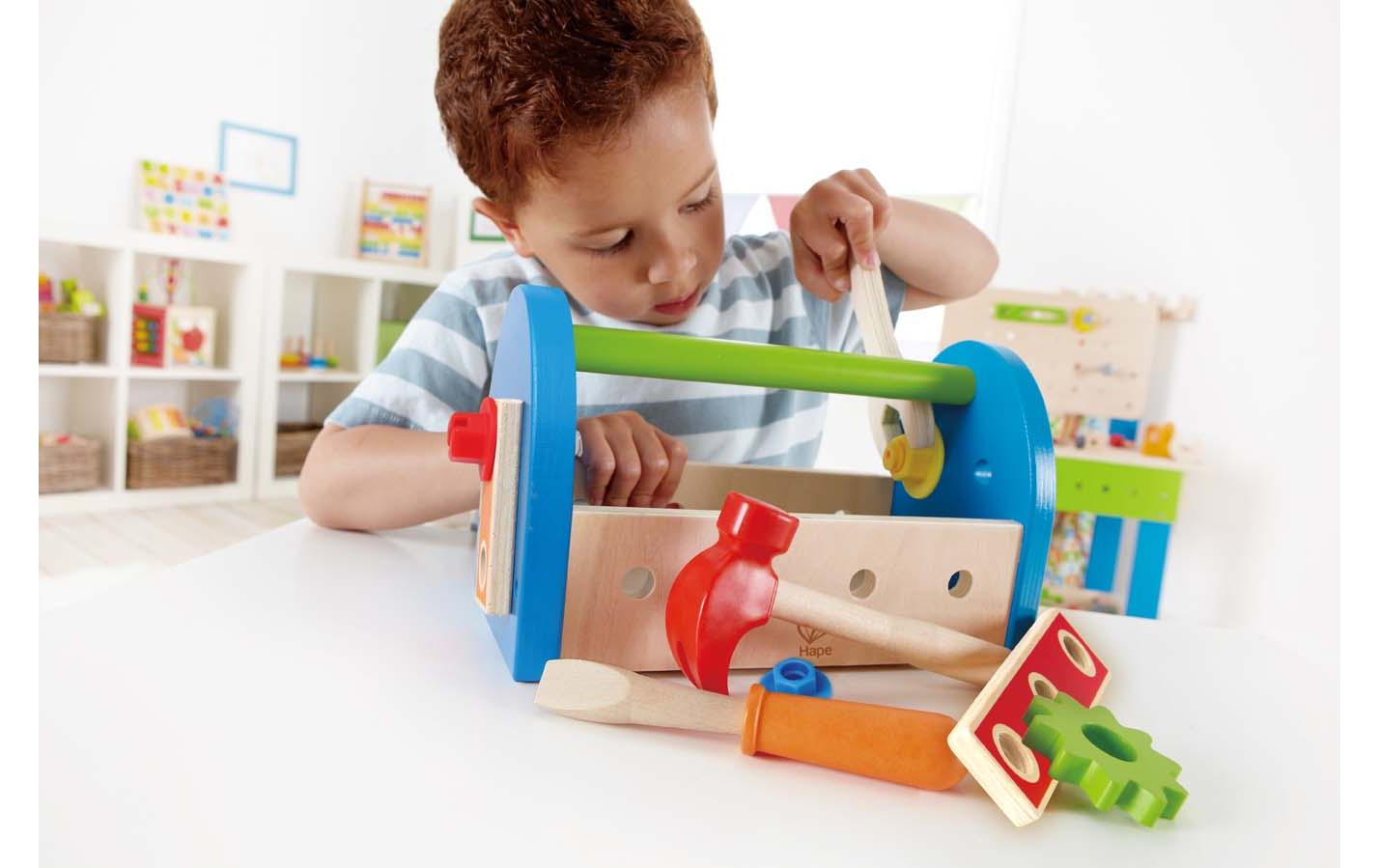 Handwerker WerkzeugkastenKinderwerkzeug aus Holz
