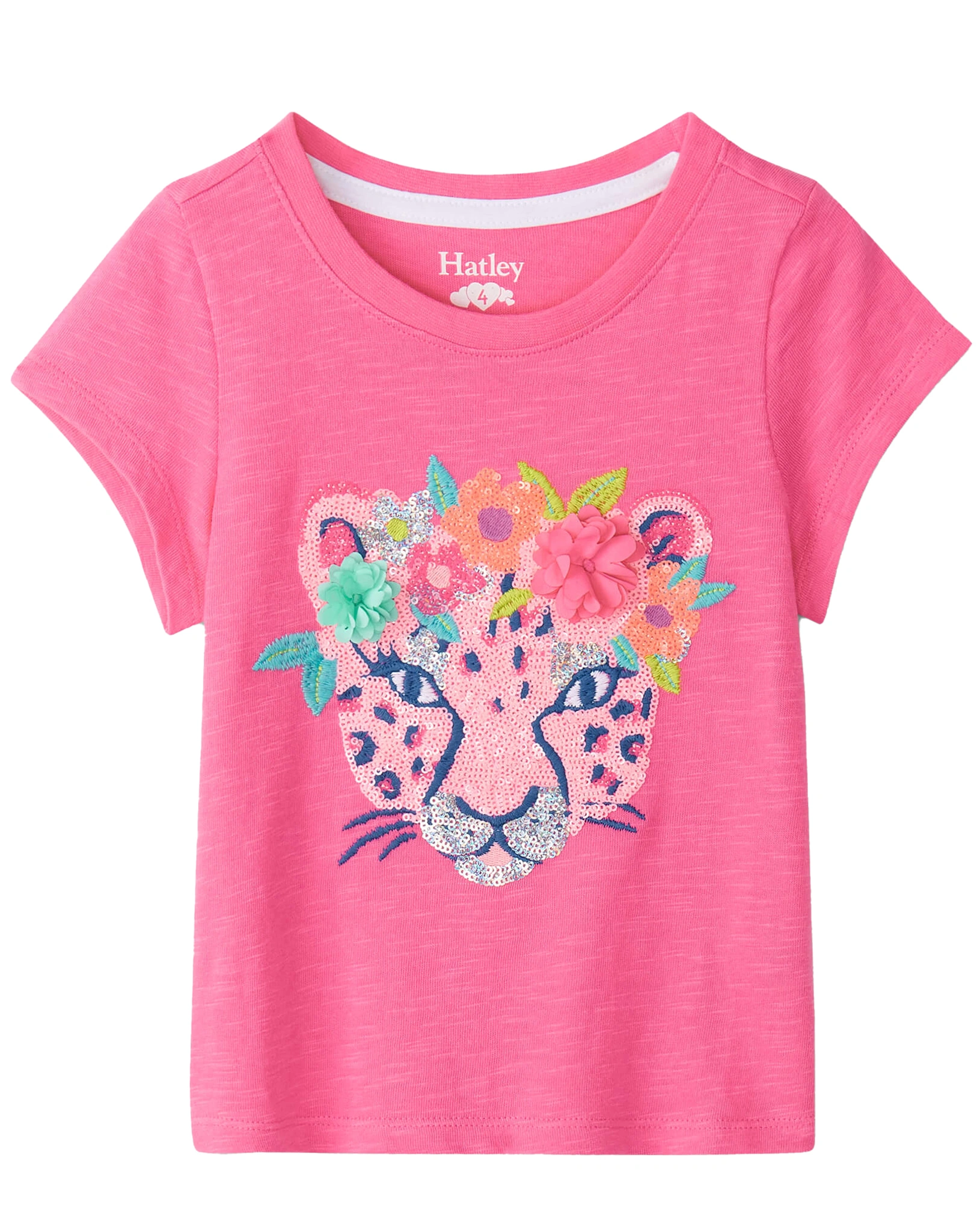 T-Shirt PRETTY CHEETAH in pink