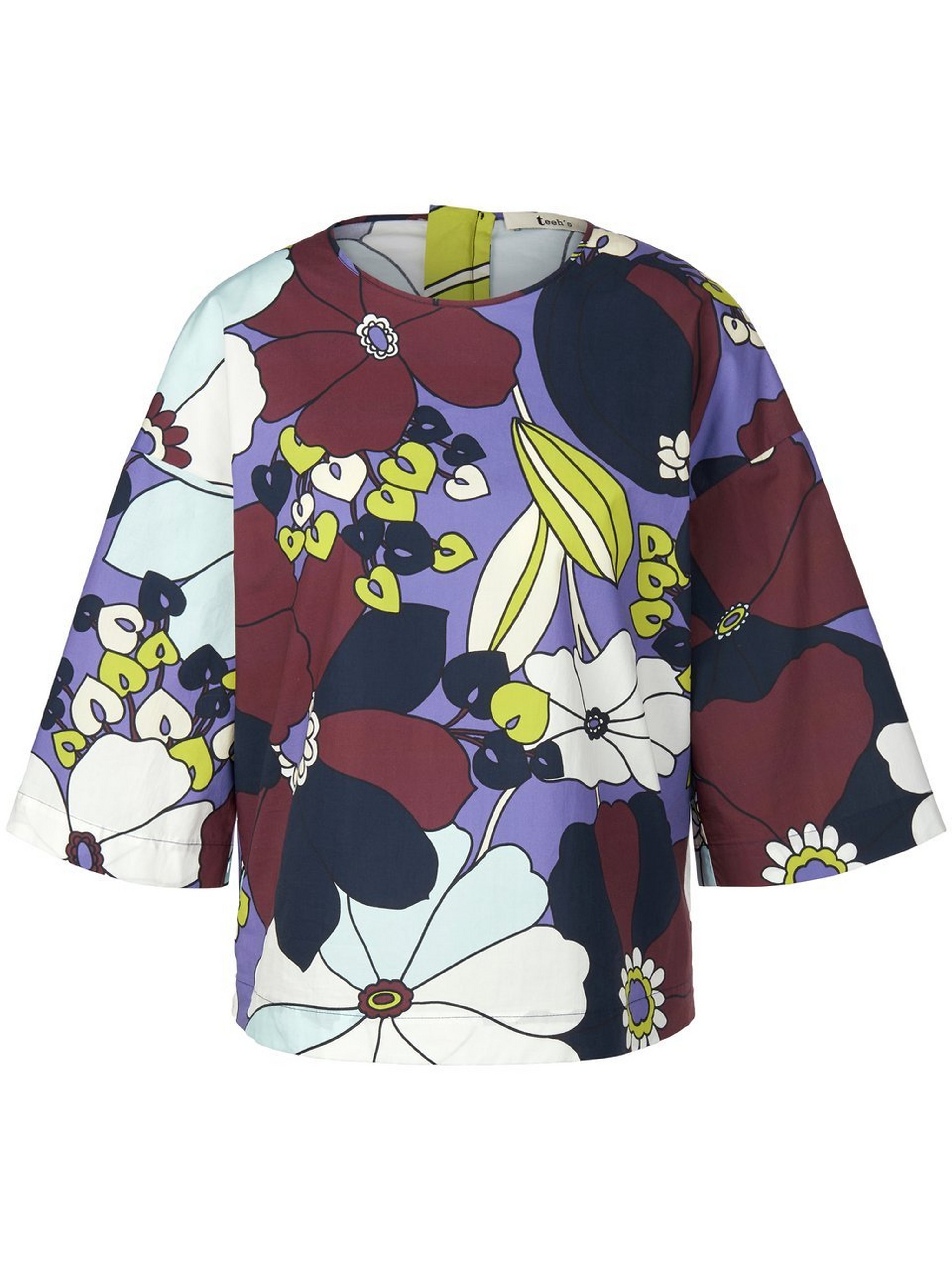 Bluse mit überschnittener Schulter