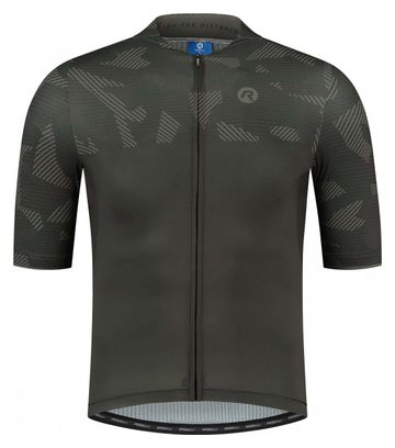 Maillot Manches Courtes Velo Rogelli Camo - Homme - Vert militaire