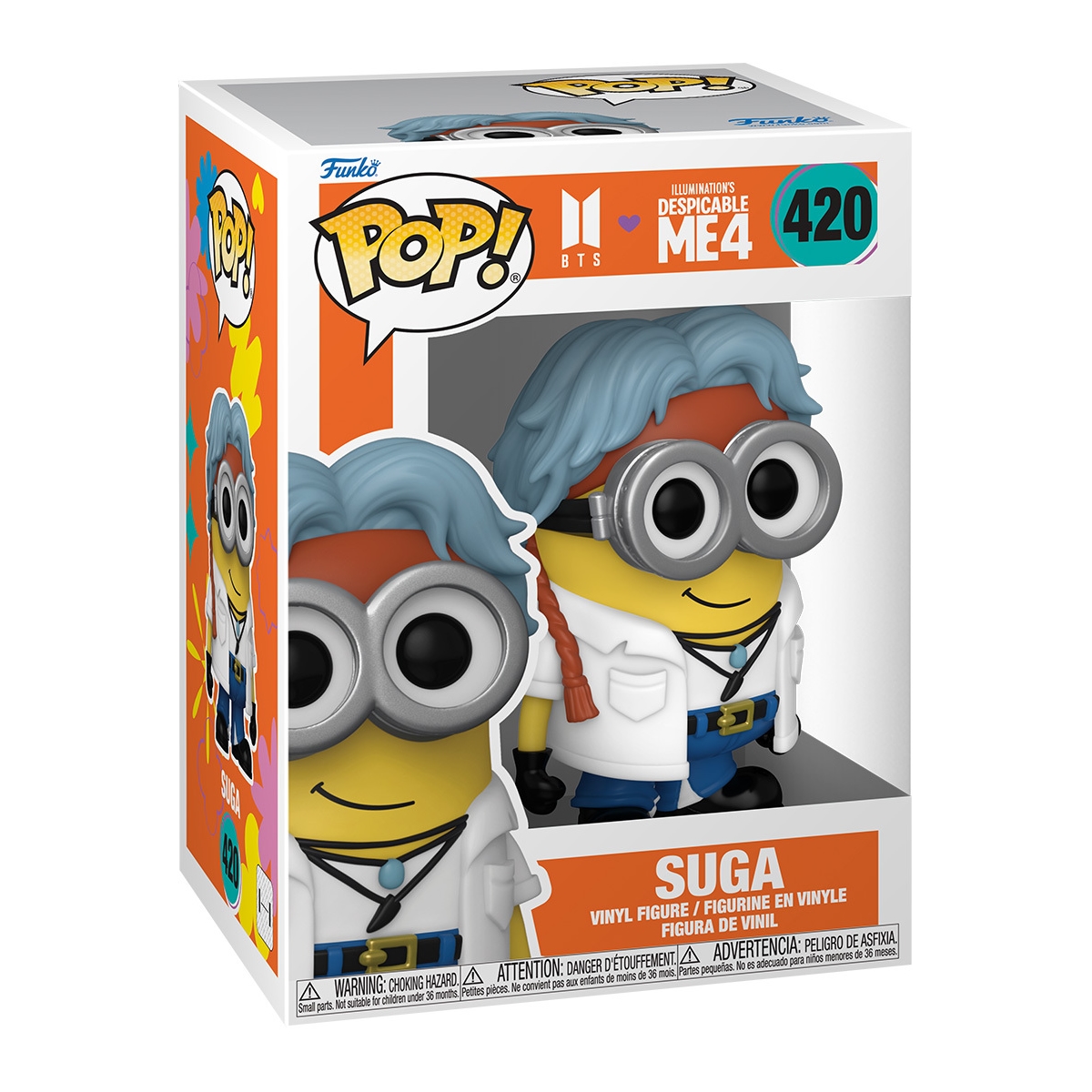 Funko Pop! Vinyl Minions actionfigur (BTS Suga)