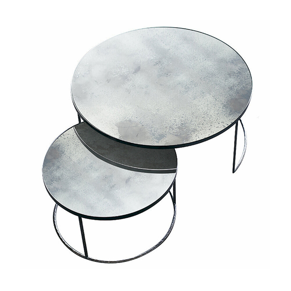 Clear Nesting coffee table set