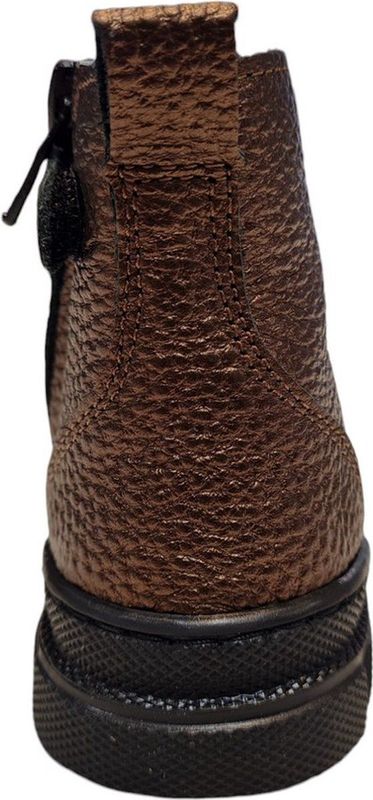 Develab 42934 371 Meisjes Veterboots - Brons Metallic