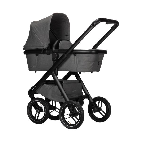 Dubatti One E5 Kinderwagen 2-in-1 Frame Black\/Black