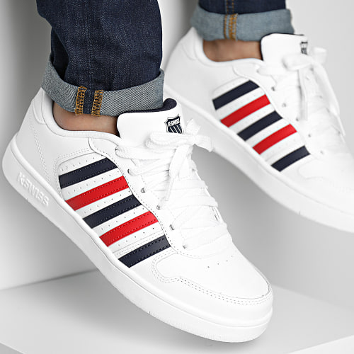 Baskets Court Palisades 06931 White Navy Red