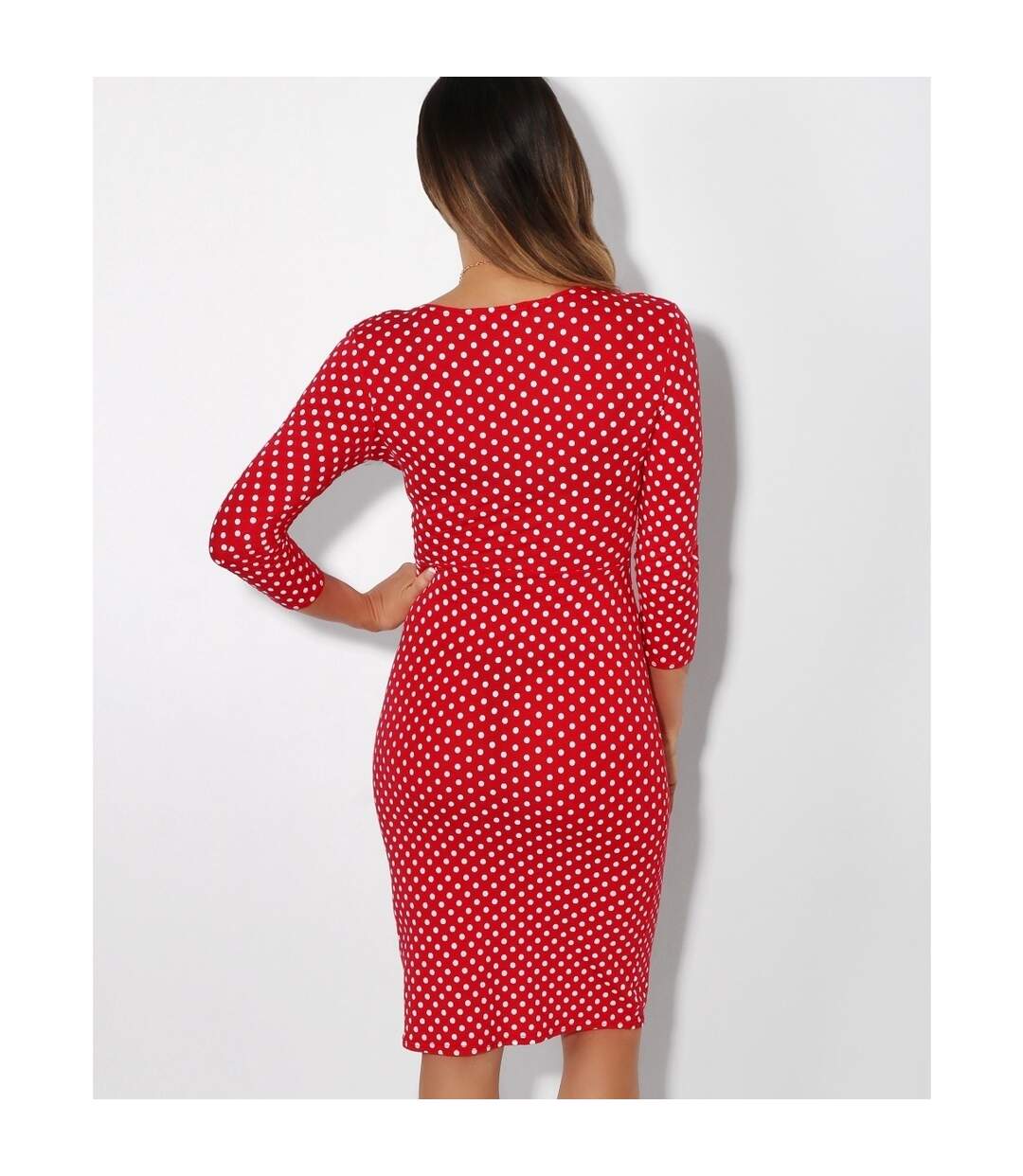 Krisp - Robe - Femme (Rouge) - UTKP153