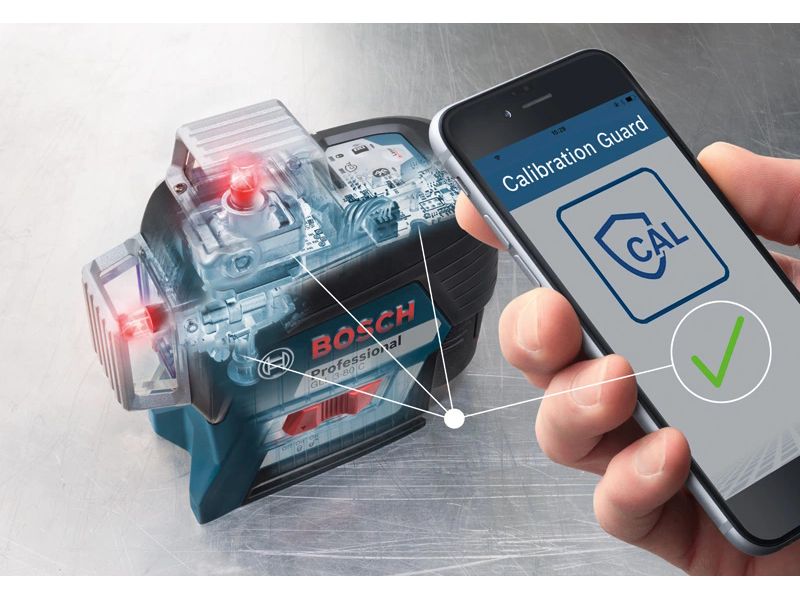 Bosch Professional Linienlaser mit Baustativ BT 150, GLL 3- Linienlaser mit innovativer 3 x 360° Sichtbarkeit