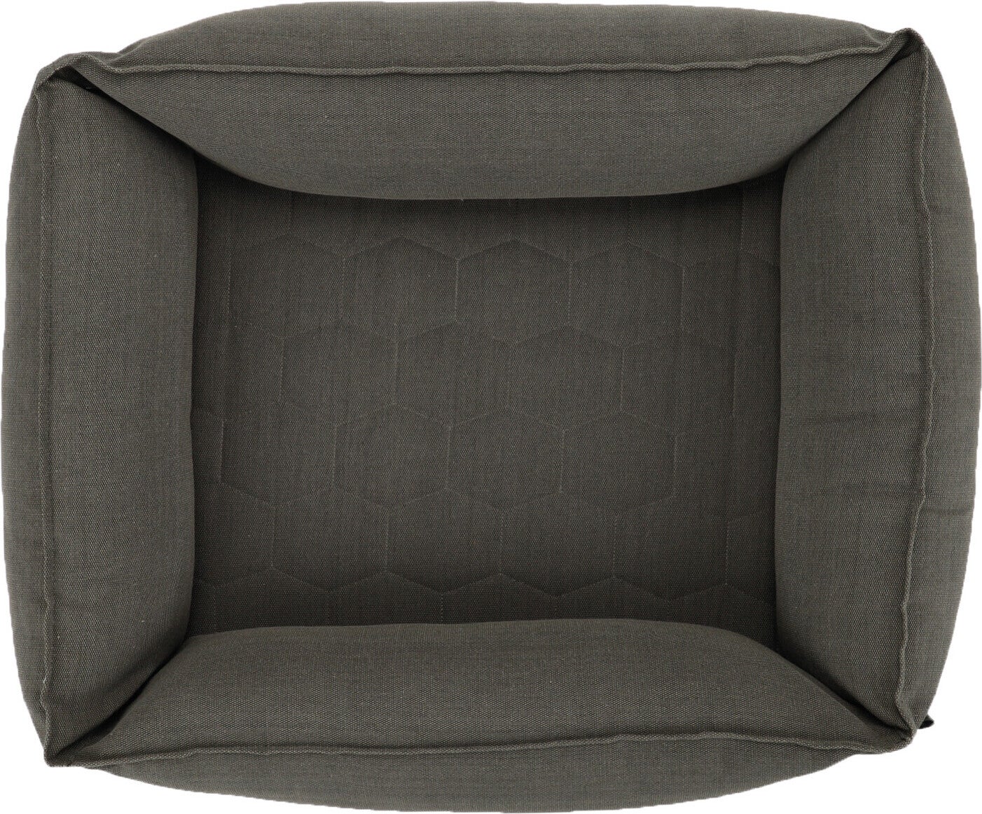 Overseas Petlife orthopedische hondenmand Cocoon Bob antraciet 80 x 70 x 26 cm