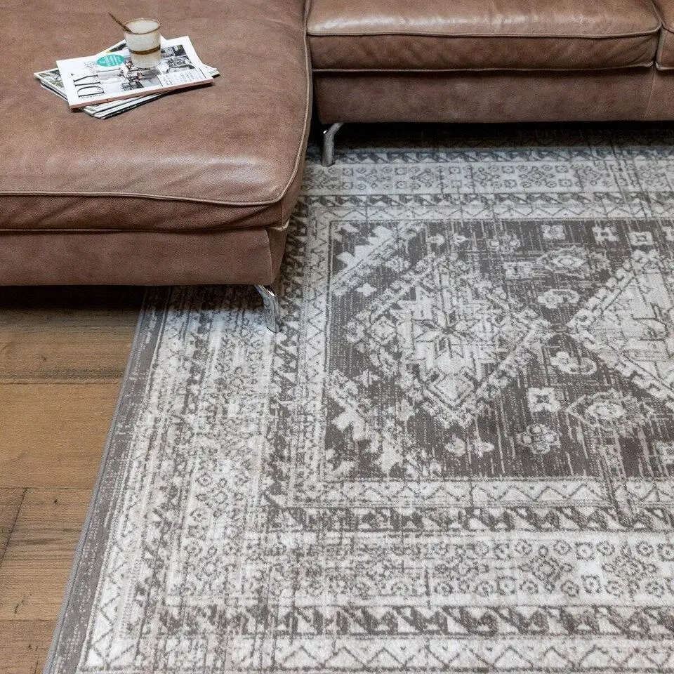 Interieur05 Vintage Vloerkleed Aila Taupe - 230 x 160 cm
