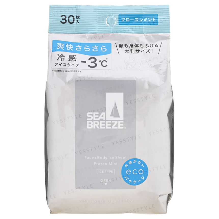Shiseido - Sea Breeze Face & Body Ice Sheet N Citrus Sherbe