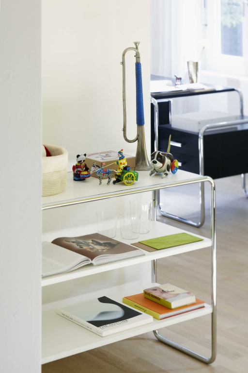 Thonet B22 A sidetable console tafel wit