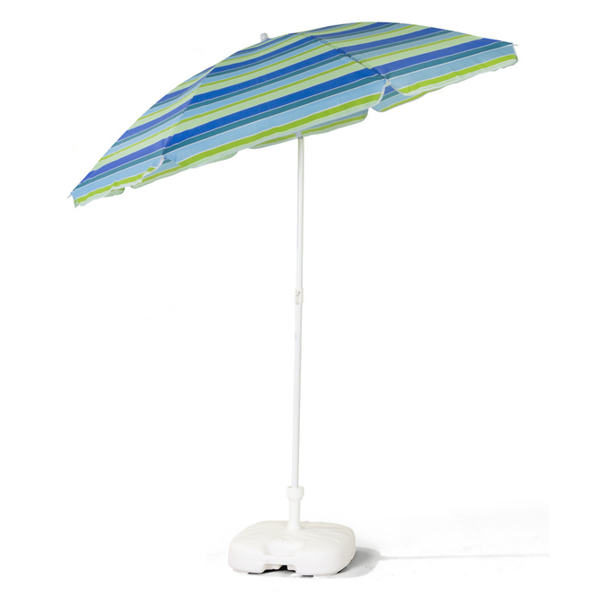 Sonnenschirm - Ø = ca. 180 cm - gestreift