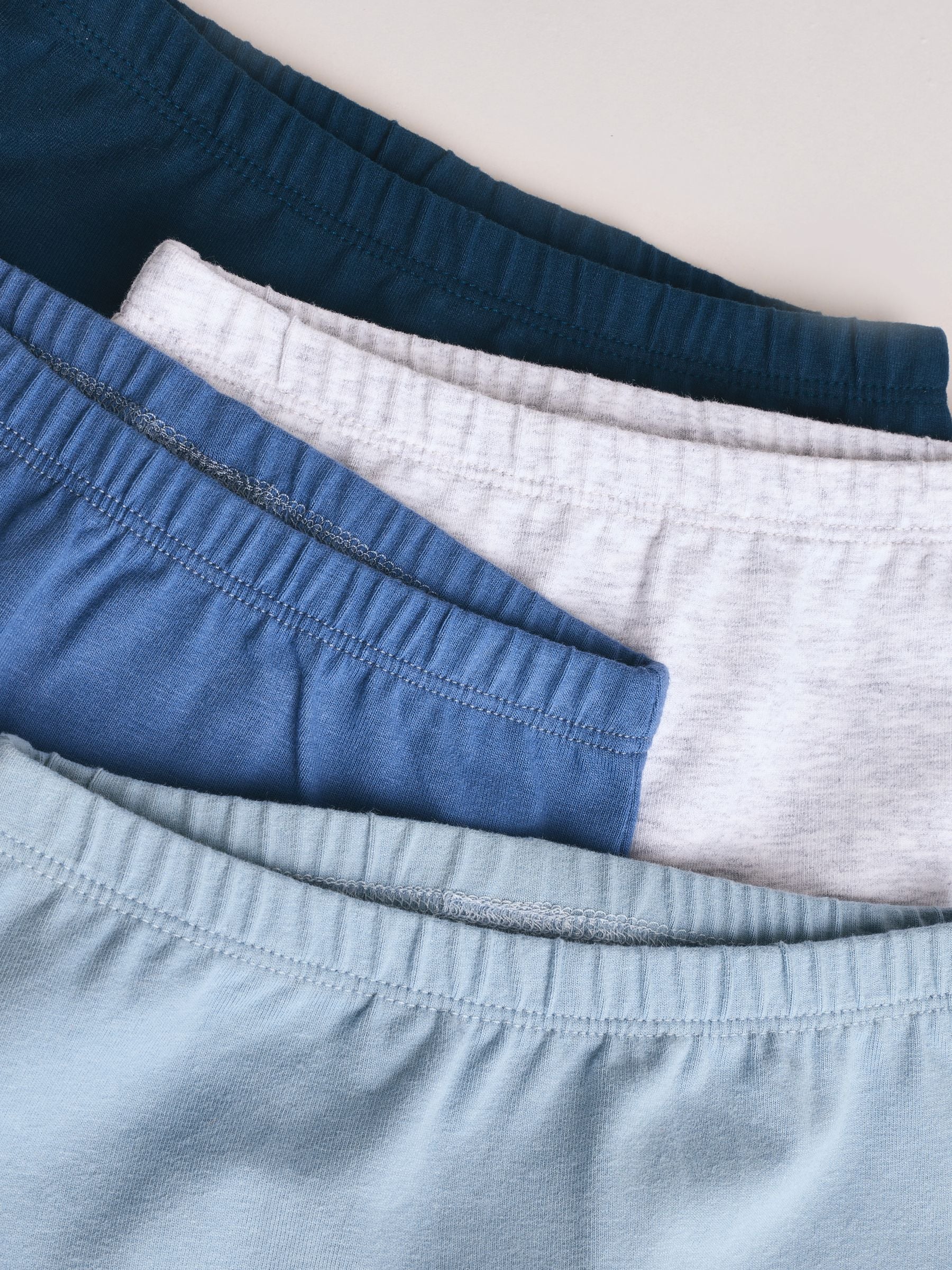 Blauw - Verpakking van 4 babyleggings (0 mnd -3 jr)