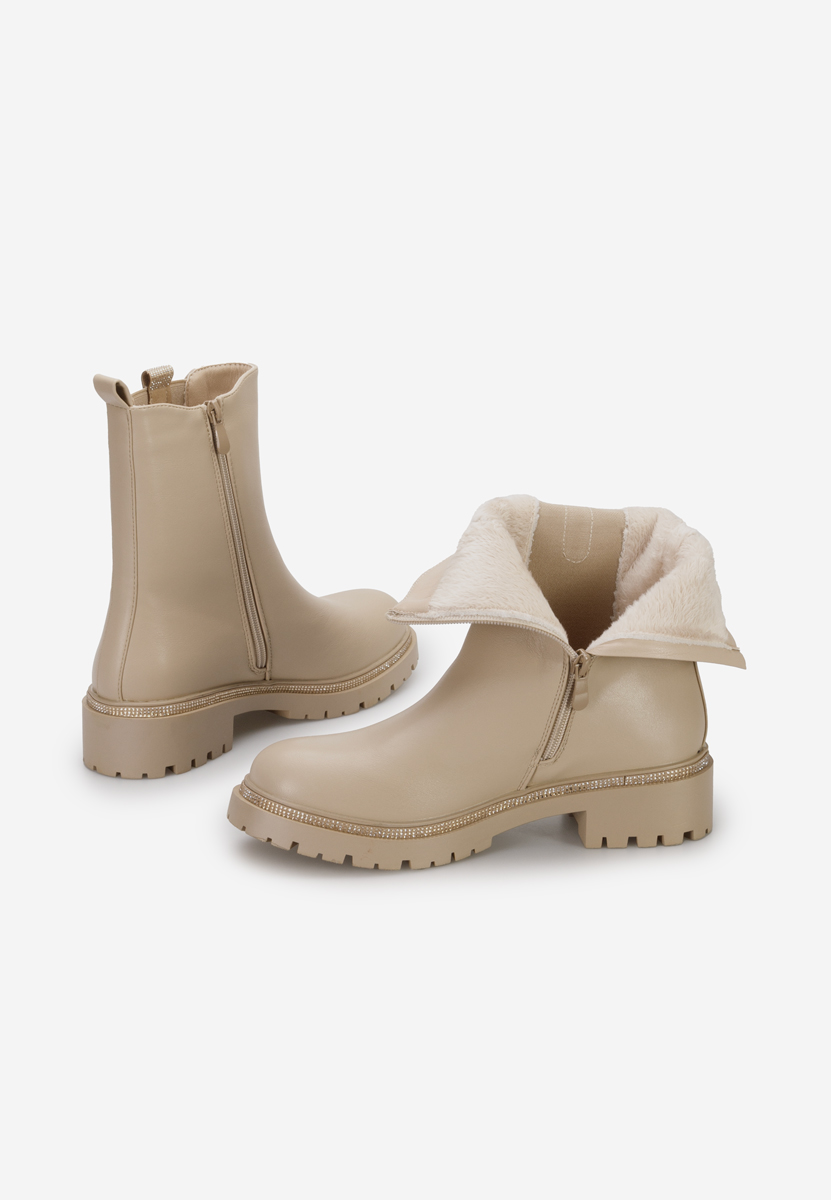 Bottines chelsea femme kaki Nellie