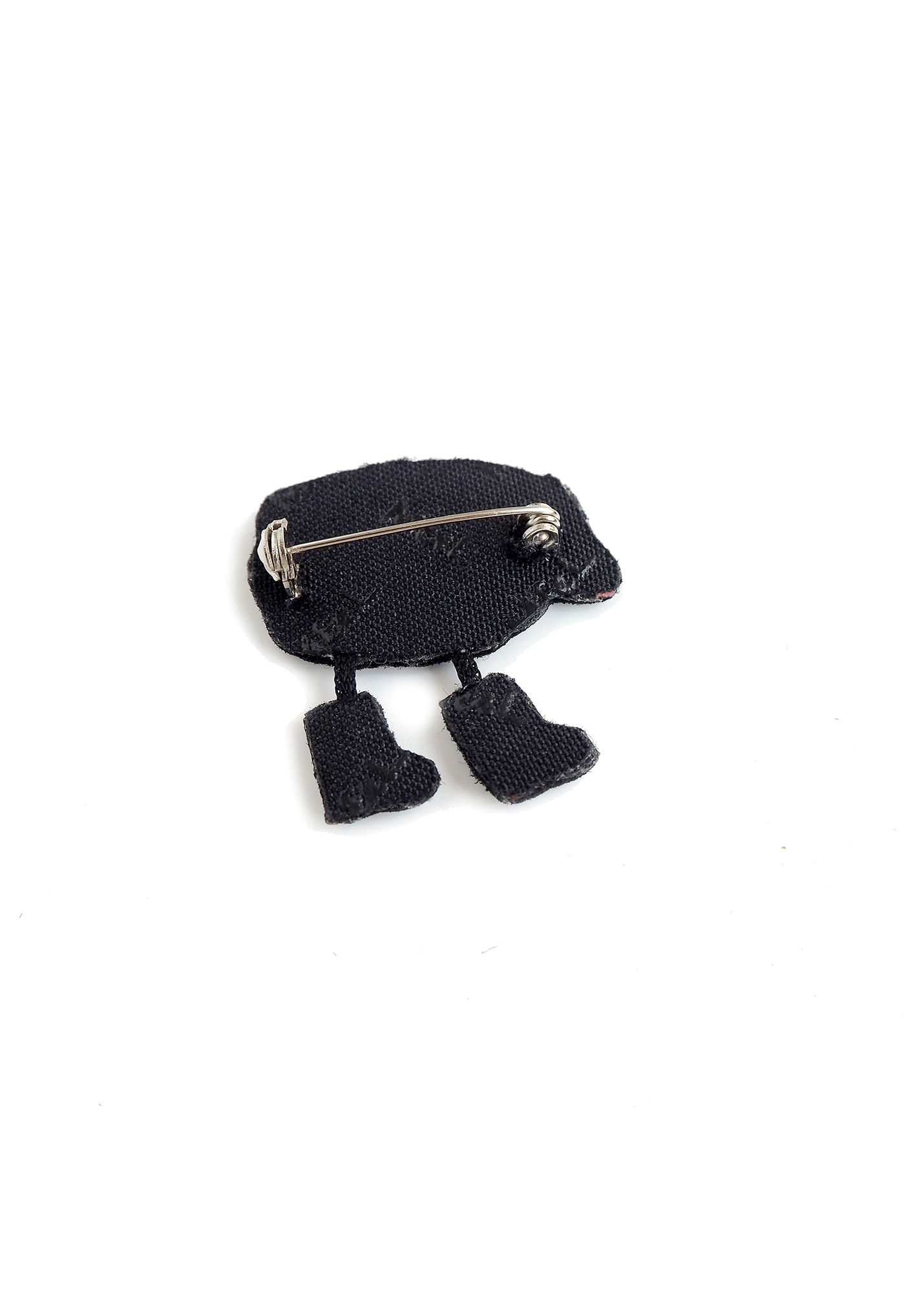 Broche brodée Mouton en bottes