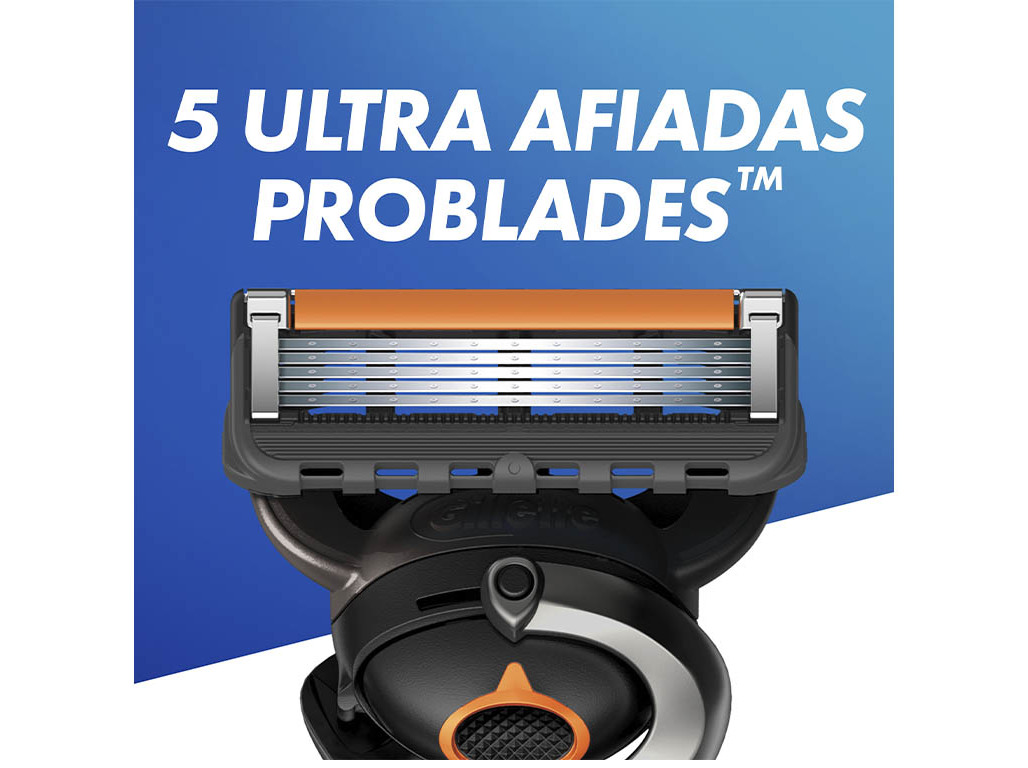 MÁQUINA DE BARBEAR COM 4 RECARGAS DE LÂMINAS PROGLIDE GILLETTE