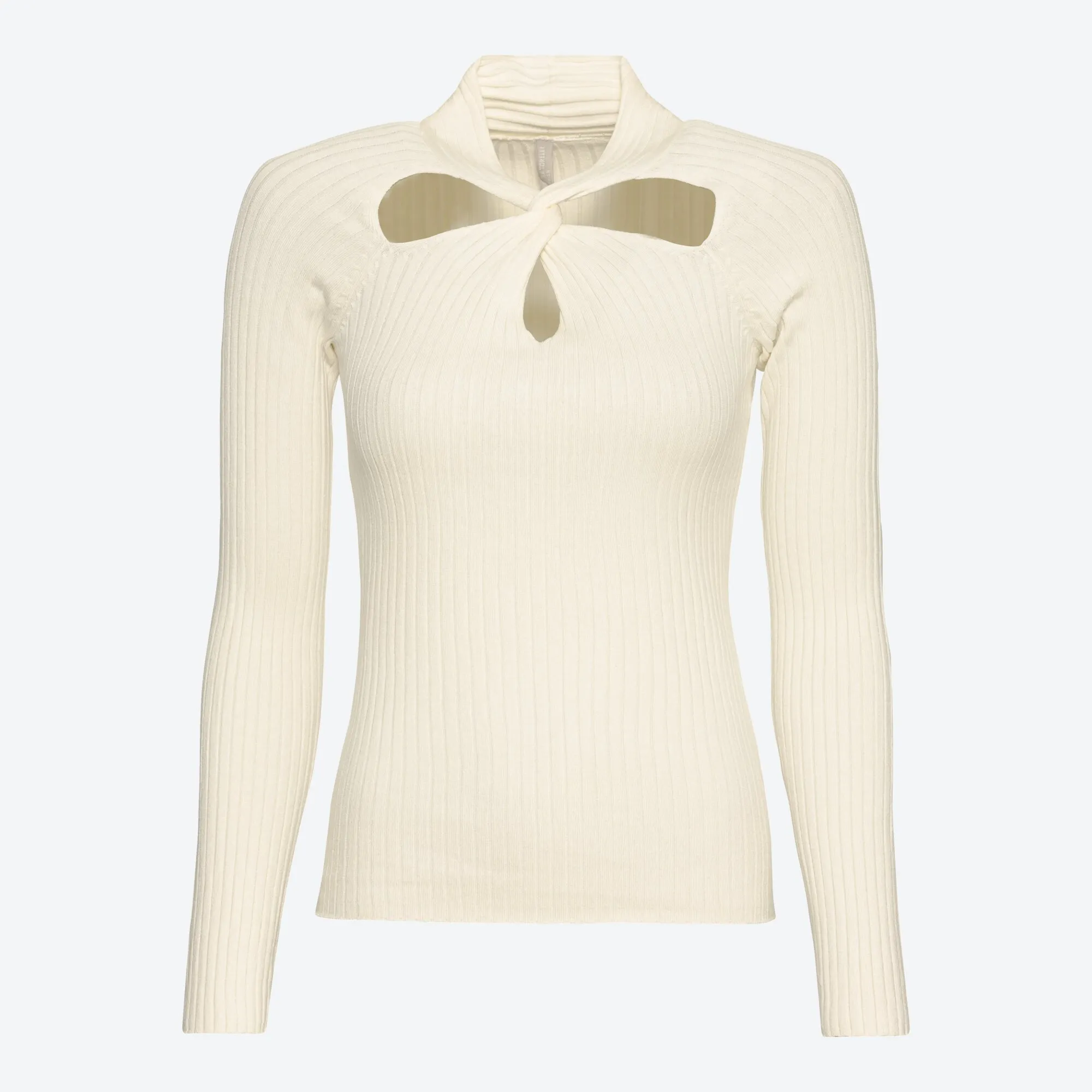 Damen-Shirt mit raffiniertem Ausschnitt