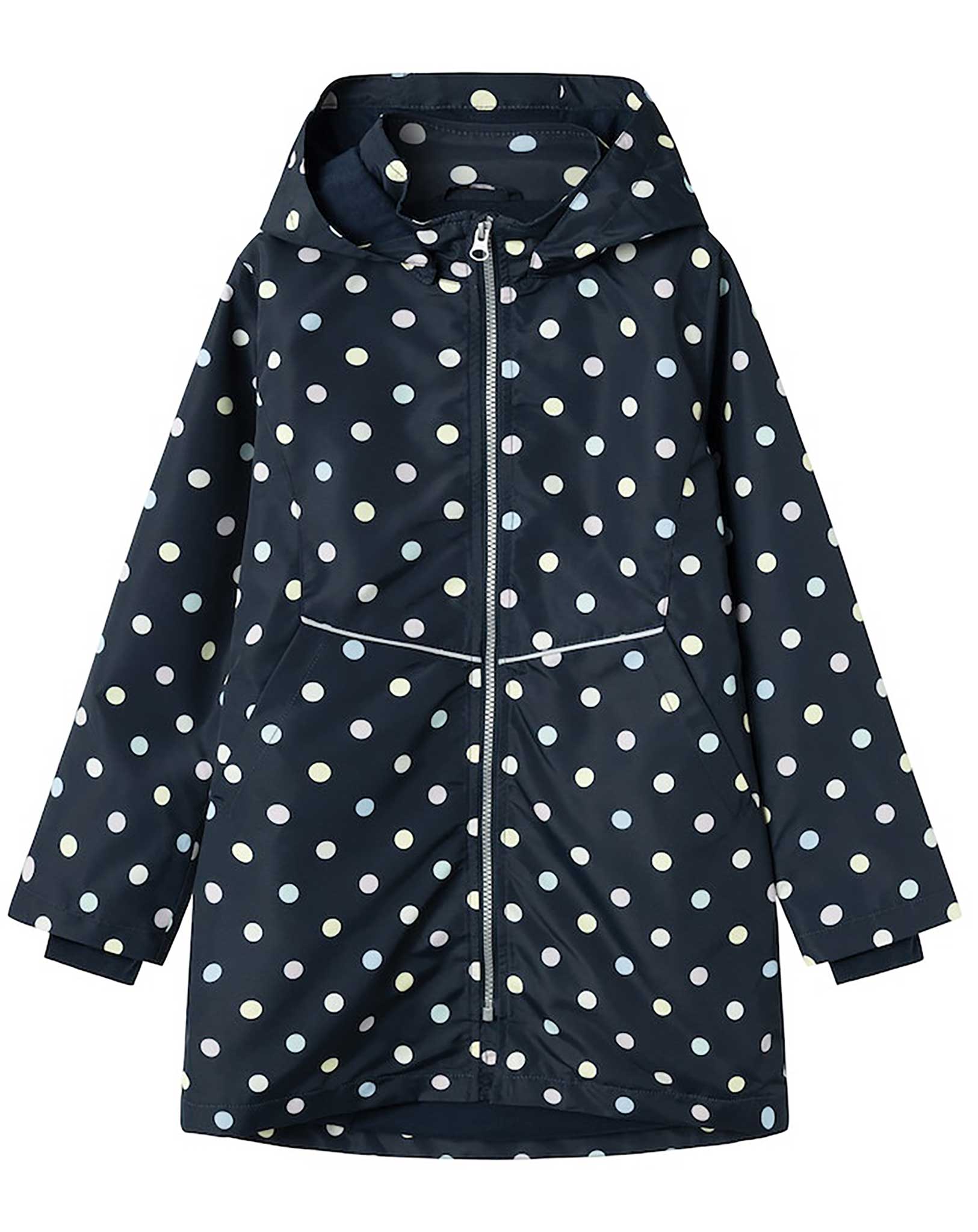 Kurzmantel NKFMAXI DOTS in dark sapphire