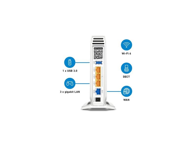 AVM Mesh-Router FRITZ!Box 4060 Edition International Für ein leistungsstarkes Heimnetz mit Wi-Fi 6 am Glasfaser-, Kabel- oder DSL-Modem