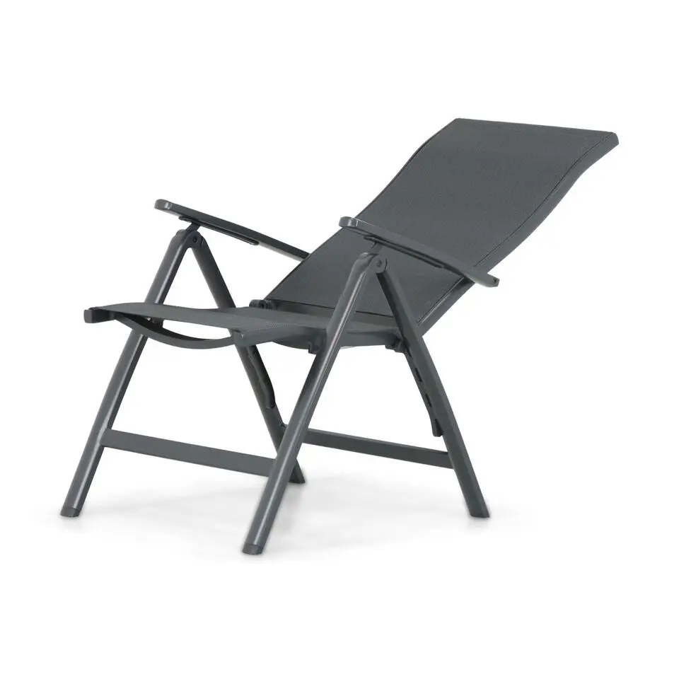 Tuinset 4 personen 200 cm Aluminium/textileen Grijs Hartman Sitges/Solare