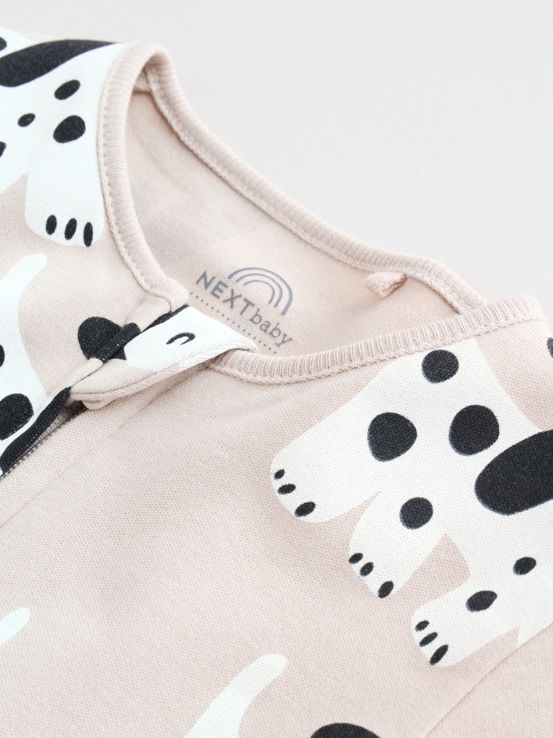 Zwart-wit met hond - Verpakking van 3 babypyjama's met tweewegrits (0-2jr)