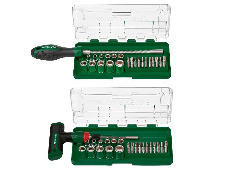 Schroevendraaierset of ratelschroevendraaierset