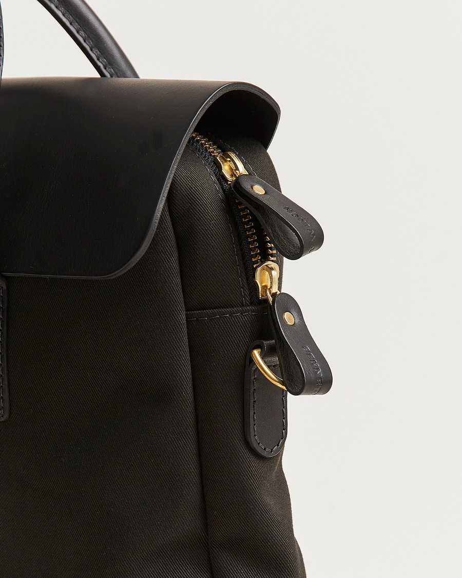 Bennett Winch Canvas Briefcase Black